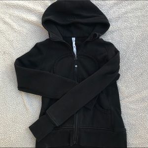 Lululemon Black Scuba hooded jacket